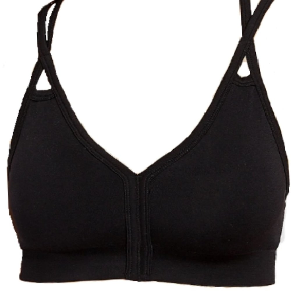 Maurices Low to Medium Impact Sports Bra Size 3X  Bralette in BLACK - NEW W/TAG
